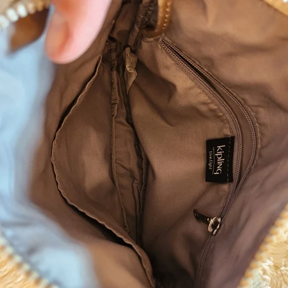 Kipling Golden Metallic Crossbody Shoulder Bag - Picture 4 of 8